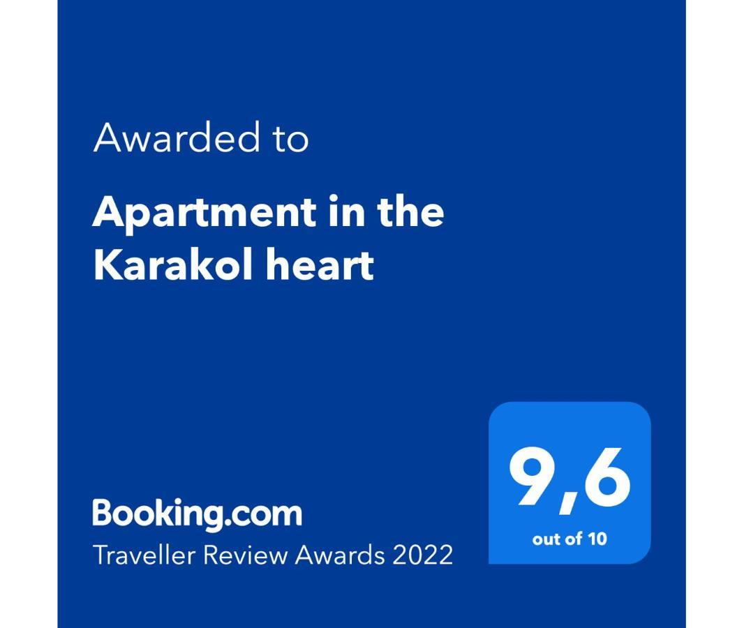 Apartment In The Karakol Heart Ngoại thất bức ảnh
